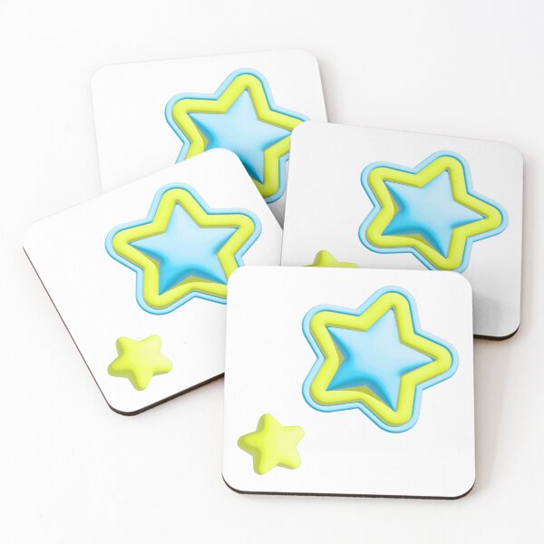Item preview, Kawaii Sanricore soft pastel bubbly 3D stars  designed and sold by needsai.
