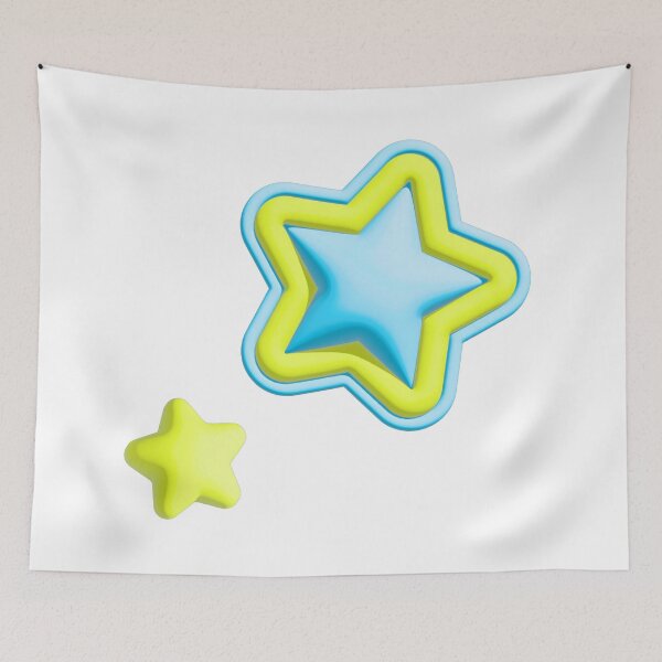 Item preview, Kawaii Sanricore soft pastel bubbly 3D stars  designed and sold by needsai.