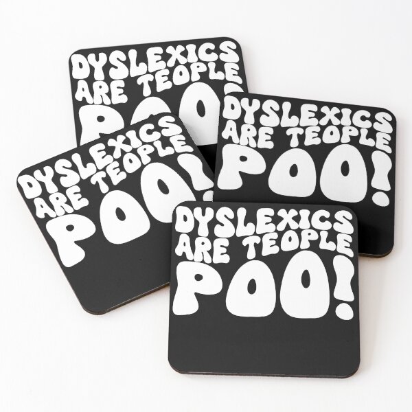 Item preview, Dyslexics Are Teople Poo! designed and sold by Azz4art.