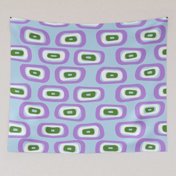 Item preview, Genderqueer pride vintage 1970s wallpaper pattern designed and sold by PhineasSpoon.