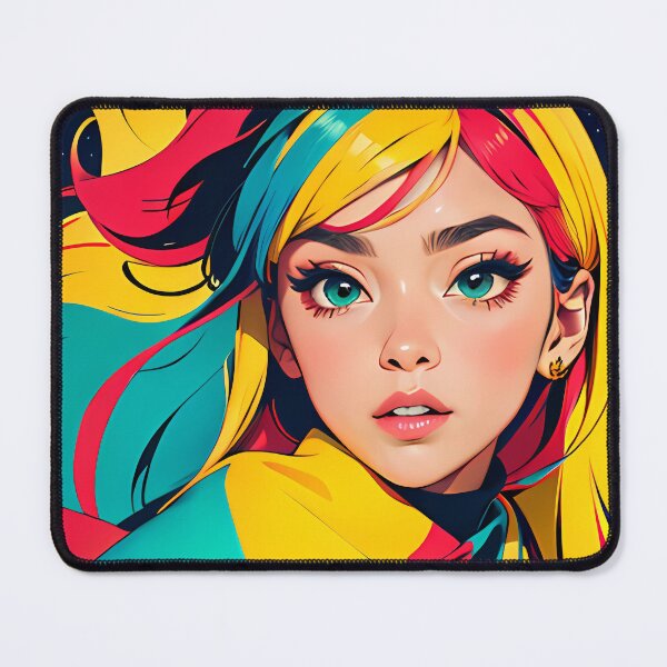 Item preview, "Cozy Hues: Anime Girl in a Blanket of Color! designed and sold by ZipperDragon88.