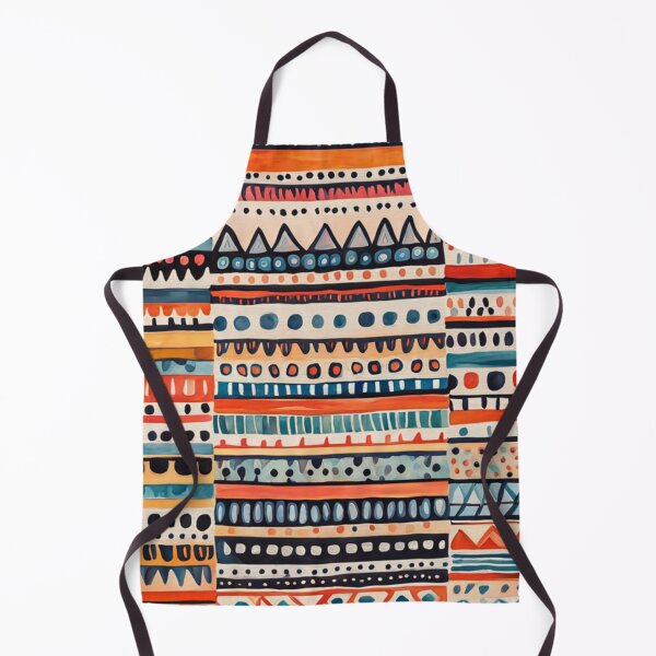 Item preview, Etchnic Abstract Scandinavian Kilim Pattern - Watercolor - Tribal, Ethnic, Traditional, Indian & Aztec Vintage Patter designed and sold by MyArt23.