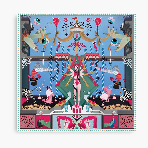 Le Cirque de la Vie - A Grotesque Canvas Print