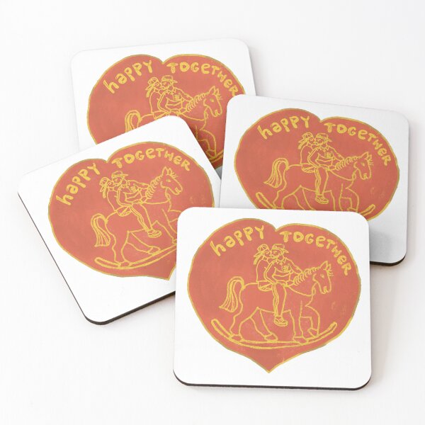 Item preview, Happy Together.  Valentines Day lovers t-shirt, sticker designed and sold by Dreamy  Monkey.