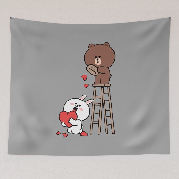 Item preview, Love you bunny rabbit from Brown Bear designed and sold by Pandety.