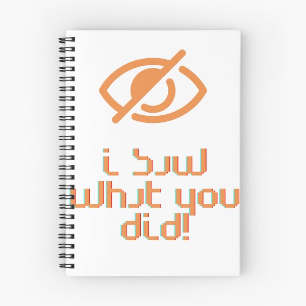 Item preview, I saw what you did designed and sold by Andykinoz.