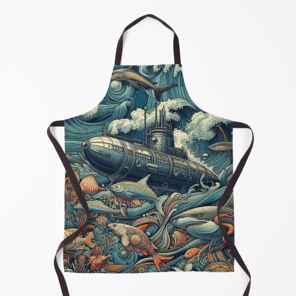 Item preview, surreal submarine designed and sold by Foxlindesigns.