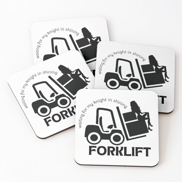 Item preview, waiting for my knight in shining forklift  designed and sold by brueri.