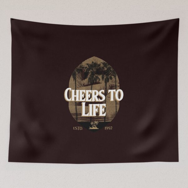 Item preview, Cheers to life, time to enjoy life designed and sold by chancieteeshop.