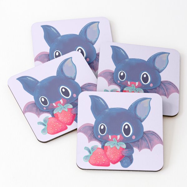 Item preview, Vampire bat with strawberries  designed and sold by Jess.a.creates.