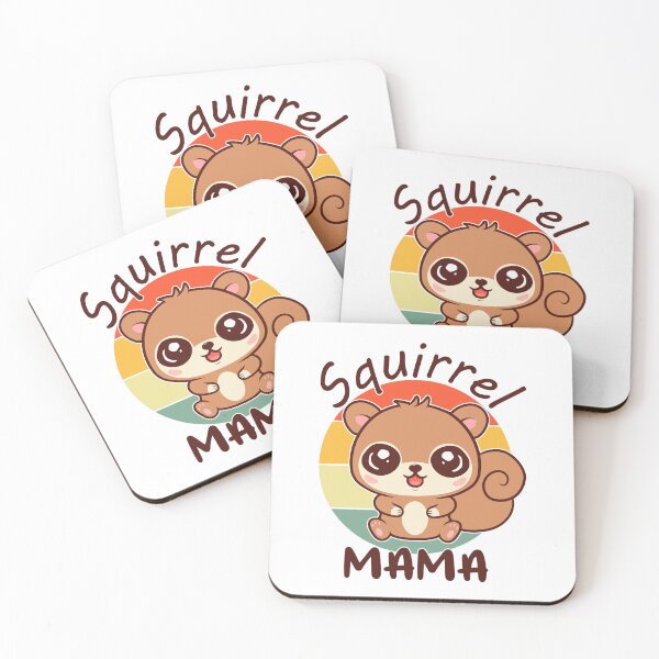 Item preview, Funny Squirrel Mama Rodent Cartoon Vintage designed and sold by RayanPod.