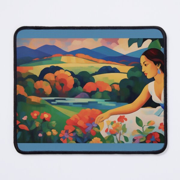 Item preview, Meadow with Girl, inspired by Gauguin designed and sold by MissQuiss.