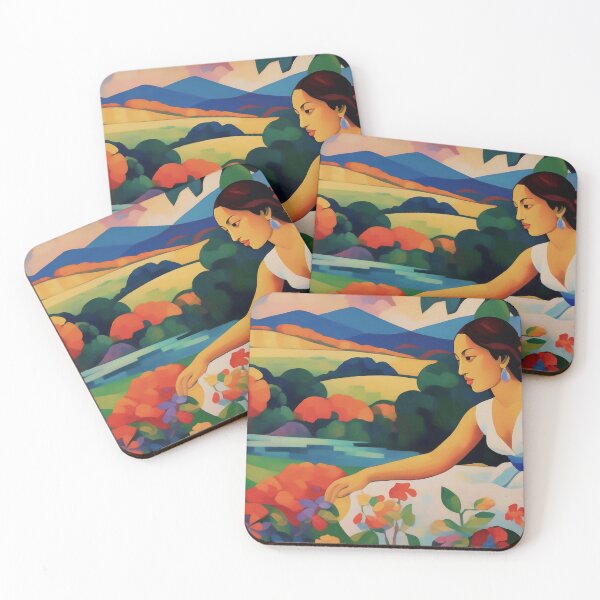 Item preview, Meadow with Girl, inspired by Gauguin designed and sold by MissQuiss.