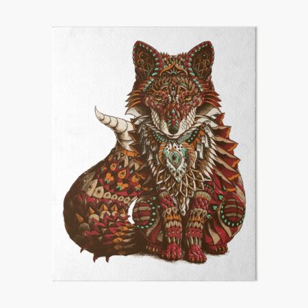 Red Fox (Color Version) Art Board Print