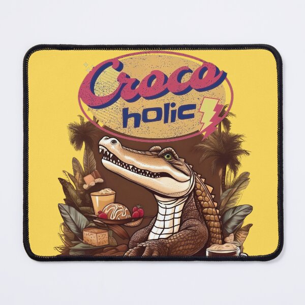 Item preview, Crocodile with a realistic eye at a chocolate buffet | I Love Crocs designed and sold by eatmorvelopator.