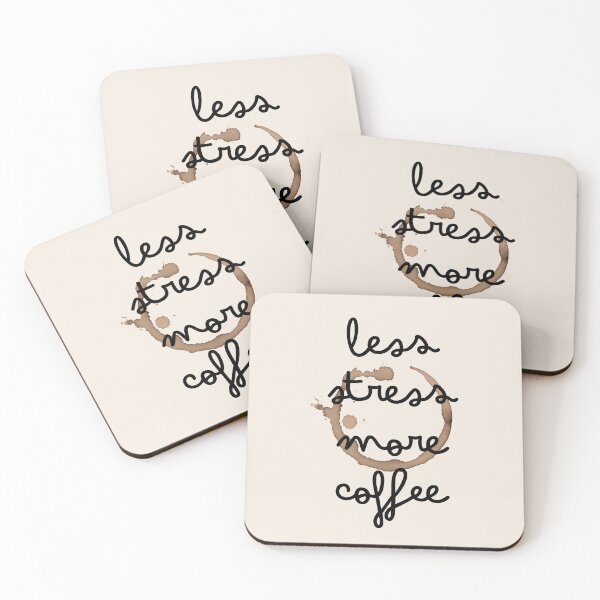 Item preview, Less stress more coffee designed and sold by starseedgems.