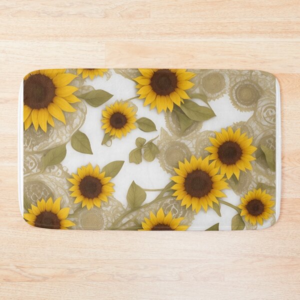 Item preview, combination of sunflowers with green and brown leaves summer and spring fashion designed and sold by Carlos Gudino.