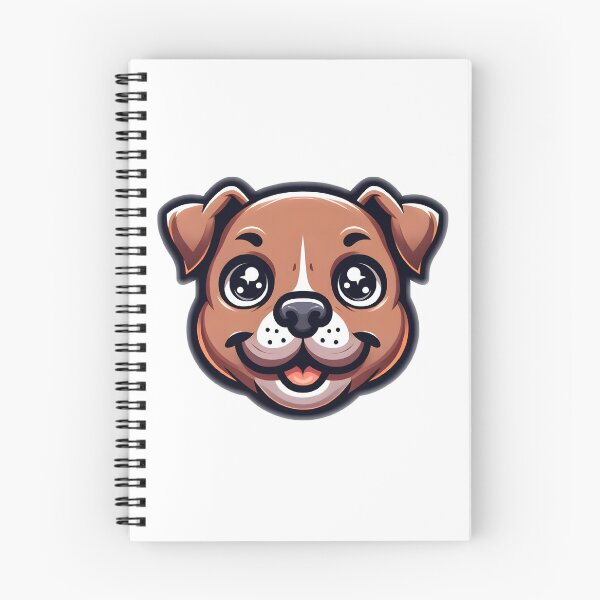 Item preview, Brown Pitbull Face Cartoon designed and sold by BrooklynBrand.