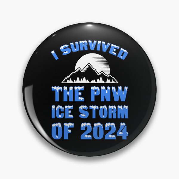 Item preview, I Survived The PNW Ice Storm Of 2024 designed and sold by Cat Lady Designs.
