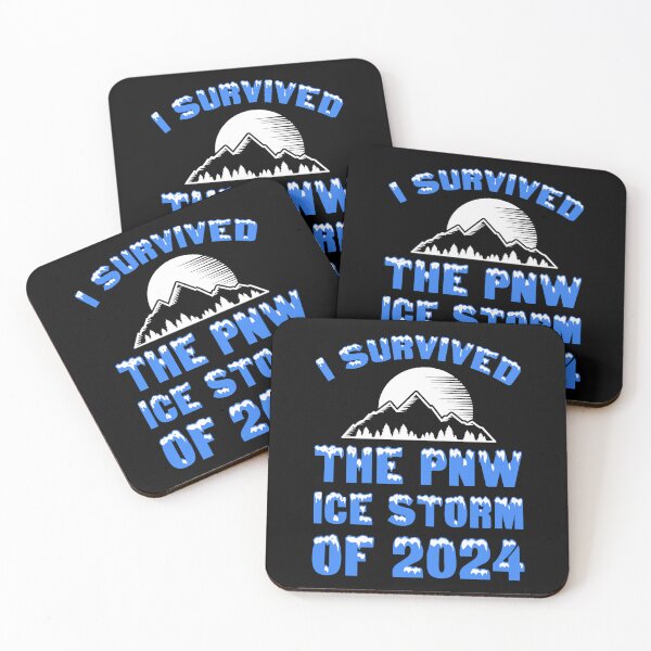 Item preview, I Survived The PNW Ice Storm Of 2024 designed and sold by Cat Lady Designs.