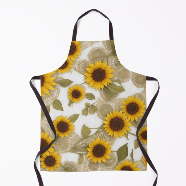 Item preview, combination of sunflowers with green and brown leaves summer and spring fashion designed and sold by Carlos Gudino.