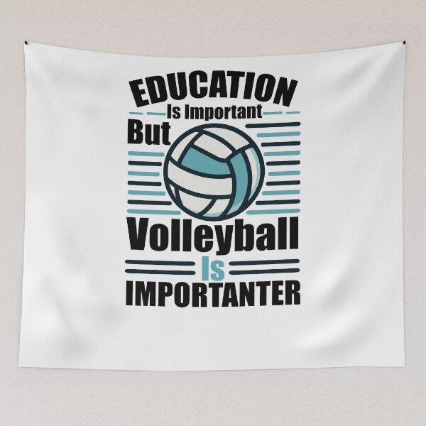 Item preview, Education Is Important But Volleyball Is Importanter designed and sold by Stick-Artistry.