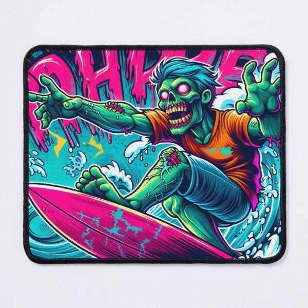 Item preview, surfista zombi designed and sold by ArtDirty.