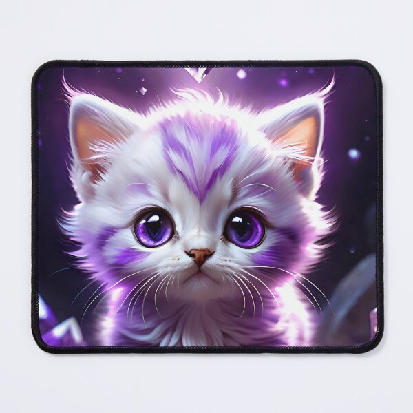 Item preview, Adorable Amethyst Kitty Cat designed and sold by TheArtOfPat.