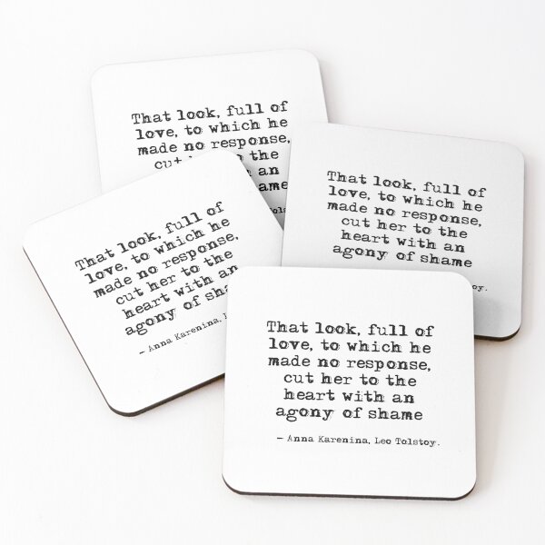 Item preview, That look, full of love - Anna Karenina, Leo Tolstoy designed and sold by peggieprints.