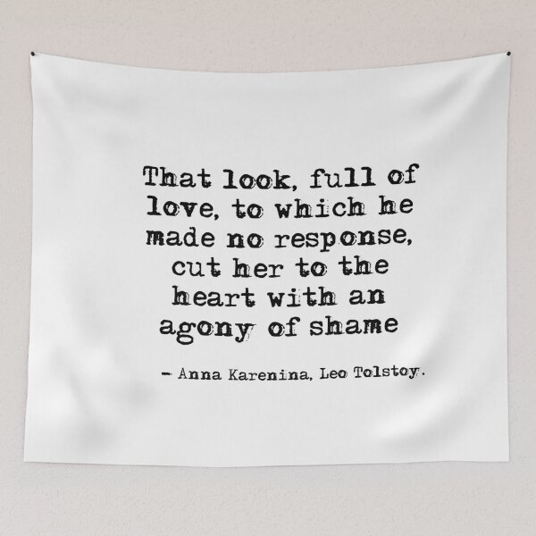 Item preview, That look, full of love - Anna Karenina, Leo Tolstoy designed and sold by peggieprints.
