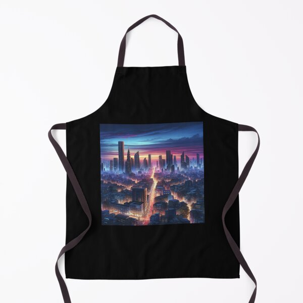 Item preview, Bustling Cityscape Dusk Art designed and sold by BestArtByArvind.