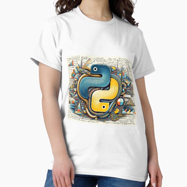 Algorithmic Serpent: Python's Dance with Data Science Classic T-Shirt