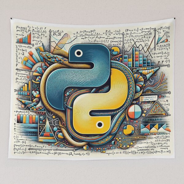 Item preview, Algorithmic Serpent: Python's Dance with Data Science designed and sold by TuringTacoTales.