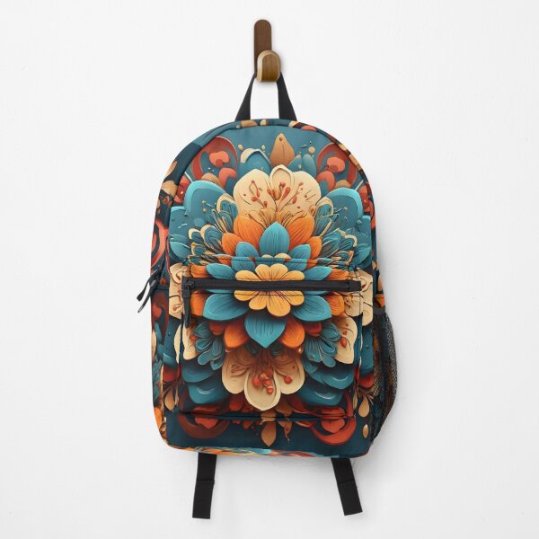 Item preview, Floral Potency: Vintage Power Flower Mandala designed and sold by WAUZ.
