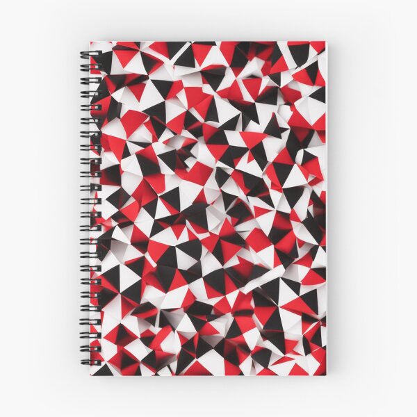 Item preview, White Red Black Triangle Pattern designed and sold by Simplybe1.