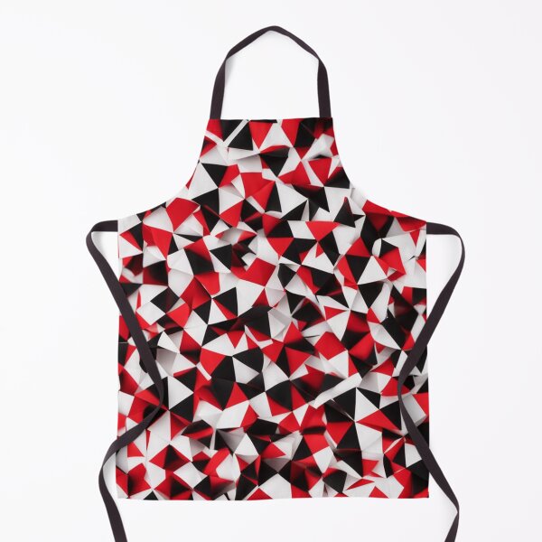 Item preview, White Red Black Triangle Pattern designed and sold by Simplybe1.