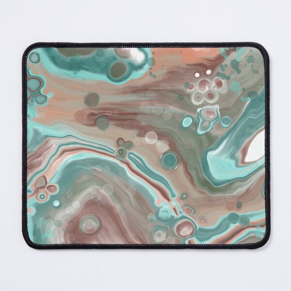 Item preview, Calm, digital fluid pour with cells designed and sold by MayGreenAbgrall.
