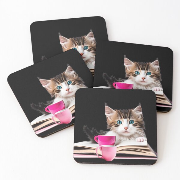 Item preview, Cat With Book Cute Cat Reading Book Funny Gifts For Cat Lovers Funny Gifts For Book Lovers Book Girly designed and sold by MatthewViews.