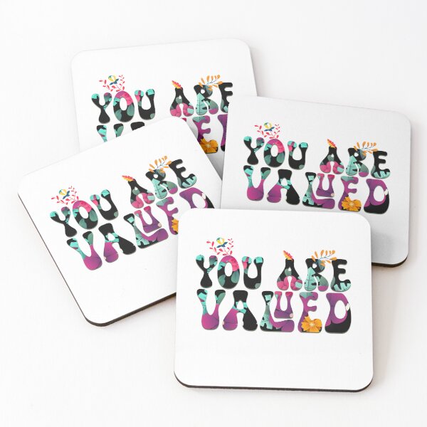 Item preview, You are Valued, You Are Loved, Flowers Roses Beautiful Cute Kawaii Groovy Quote Book Vibe designed and sold by DjenShop.