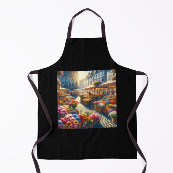 Item preview, Vibrant Flower Market Sunny Day Art designed and sold by BestArtByArvind.