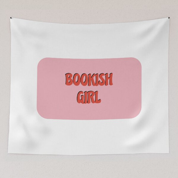 Item preview, Red And Pink Bookish Girl designed and sold by Inspirationmotivation.