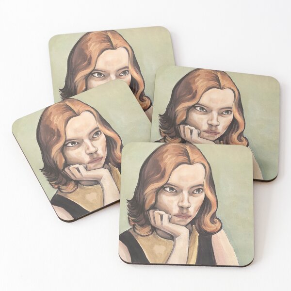 Item preview,  Portrait of Elizabeth Harmon (Queen's Gambit) - Version 2 designed and sold by SpectralFae.
