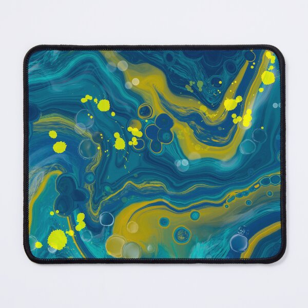 Item preview, Reflection, digital fluid pour with cells designed and sold by MayGreenAbgrall.