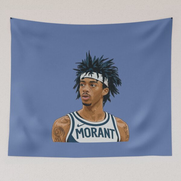Item preview, Ja Morant Grizzlies Art designed and sold by EanayarDesigns.