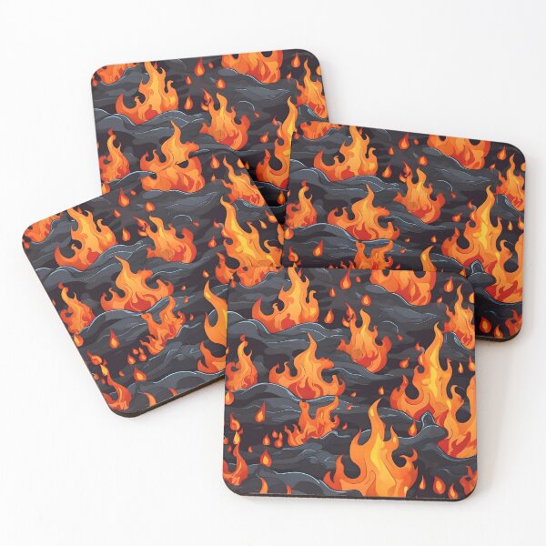 Item preview, Inferno Simplicity: Simple Fire Pattern designed and sold by WAUZ.