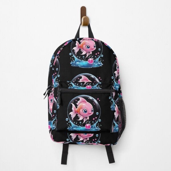 Item preview, Dive into Style with our Pinky Fish in a Giant Bubble Design - Perfect Gift Option! designed and sold by JOY STORE 45.