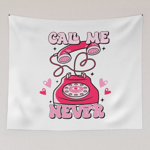 Item preview, Call Me Never, Anti Valentine's Day, Funny Break Up, Love designed and sold by MerchSearchCO.