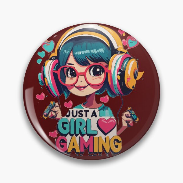 Item preview, Just a Girl Who Loves Gaming designed and sold by Ketique.