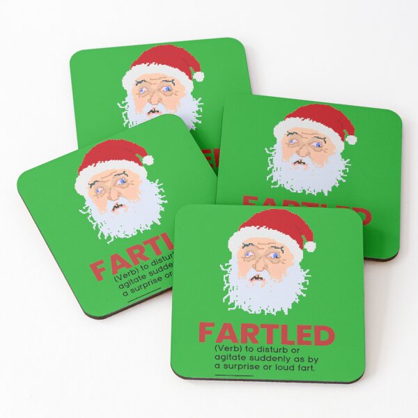 Item preview, Funny Santa Fartled designed and sold by tommysnider.
