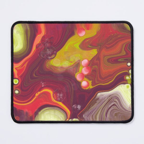 Item preview, Sour, digital fluid pour with cells designed and sold by MayGreenAbgrall.